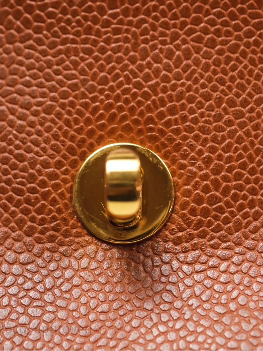 Chanel Vintage Tote Caramel Caviar 24K Gold Hardware - Picture 14 of 17
